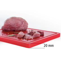 , Bartscher Tábua de Corte pro 32x26 vermelho | Logifacas