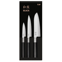 WASABI BLACK CONJUNTO 3 FACAS | Logifacas