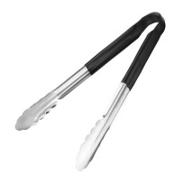 Logifacas Pinça Inox para servir preto 29cm | Logifacas