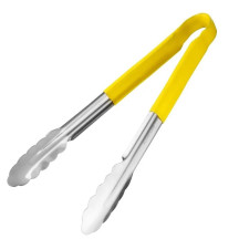 Logifacas Pinça Inox para servir Amarelo 29cm | Logifacas
