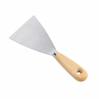 Logifacas Raspador triangular com cabo de madeira 100MM | Logifacas