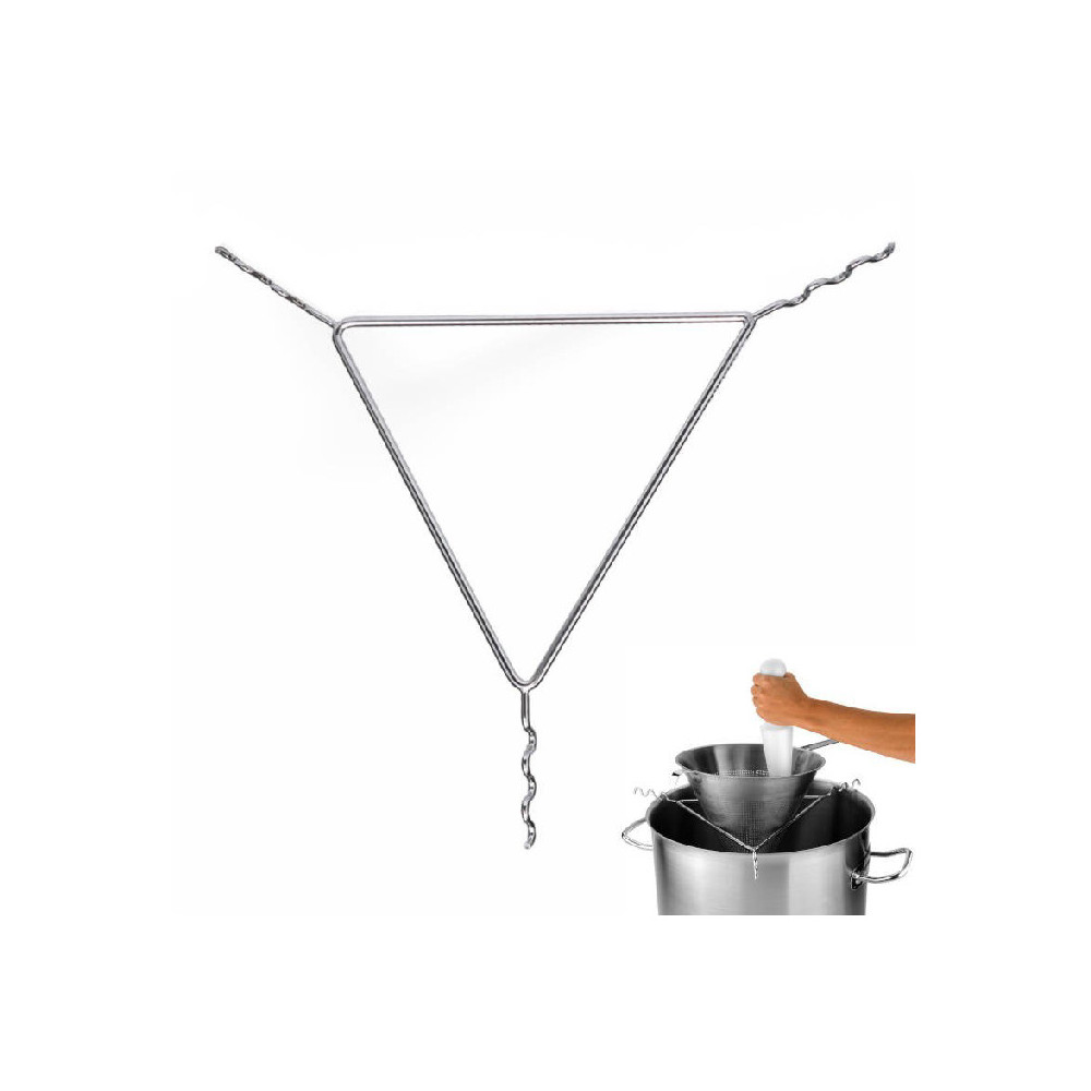 PUJADAS TRIANGULO INOX SEGURAR COADOR | Logifacas