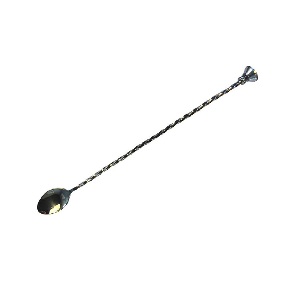 Colher de bar Masher de 30 cm em aço inoxidável | Logifacas