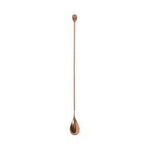 Colher de bar em formato Skull em cobre 33 cm | Logifacas
