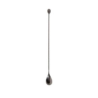 Colher de bar em formato Skull aço inoxidável 33 cm  | Logifacas