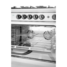 HENDI Fogão a gás - 5 queimadores com forno elétrico | Logifacas