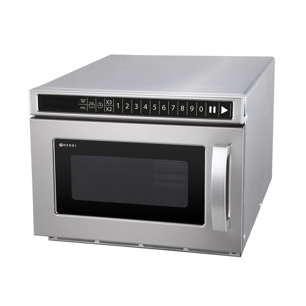 HENDI Micro-ondas programável, com entrada USB 1800 W | Logifacas