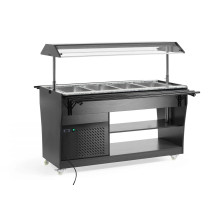 HENDI Buffet para saladas Arktic 4 recipientes GN 1/1 | Logifacas