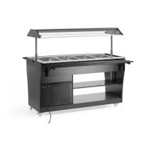 HENDI Buffet para saladas Arktic 4 recipientes GN 1/1 | Logifacas