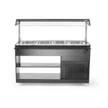 HENDI Buffet para saladas Arktic 4 recipientes GN 1/1 | Logifacas