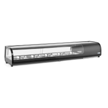 HENDI Expositor de Sushi 5x GN 1/2 (A)40 mm recipientes incl.  | Logifacas