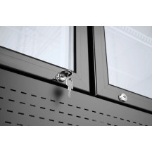 HENDI Frigorífico bar com painel iluminado duas portas | Logifacas