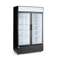 HENDI Frigorífico bar com painel iluminado duas portas | Logifacas