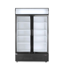 HENDI Frigorífico bar com painel iluminado duas portas | Logifacas
