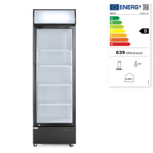 HENDI Frigorífico para bar com painel iluminado, porta única | Logifacas