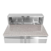 HENDI Balcão refrigerado para pizzas ou saladas - 300 L | Logifacas