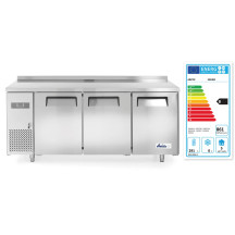 HENDI Bancada frigorífica de três portas Kitchen Line 390 L | Logifacas