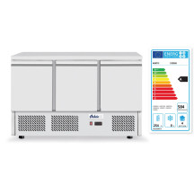 HENDI Bancada frigorífica de três portas Kitchen Line 380 L | Logifacas