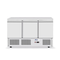HENDI Bancada frigorífica de três portas Kitchen Line 380 L | Logifacas