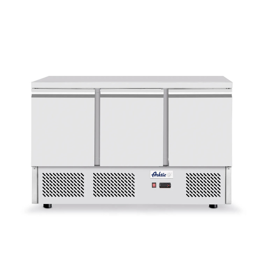 HENDI Bancada frigorífica de três portas Kitchen Line 380 L | Logifacas