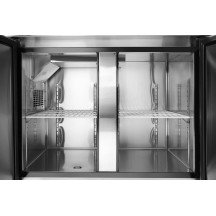 HENDI Bancada frigorífica de duas portas Kitchen Line 220 L | Logifacas