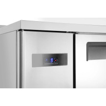 HENDI Bancada frigorífica de duas portas Kitchen Line 220 L | Logifacas