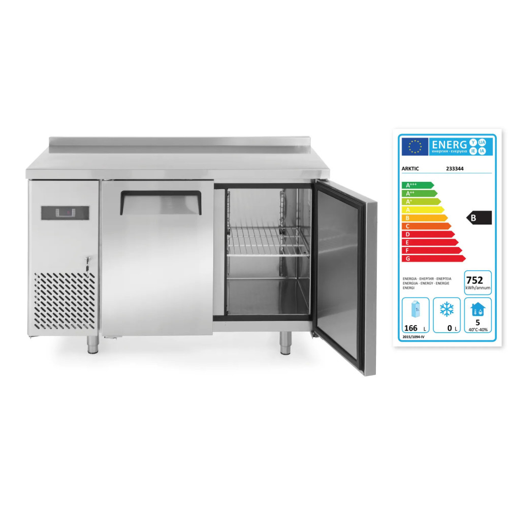 HENDI Bancada frigorífica de duas portas Kitchen Line 220 L | Logifacas