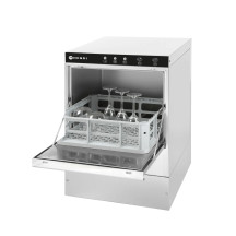 HENDI Máquina de lavar copos 40x40 controlo eletromecânico | Logifacas