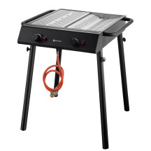 HENDI Xantos Black Grelhador a gás, Preto, 9,5kW | Logifacas