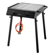 HENDI Xantos Black Grelhador a gás, Preto, 9,5kW | Logifacas