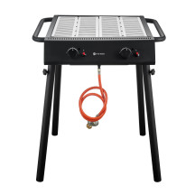 HENDI Xantos Black Grelhador a gás, Preto, 9,5kW | Logifacas
