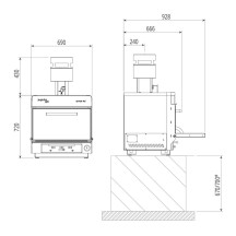 PUJADAS Forno Premium a Carvão 90 | Logifacas.