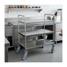 PUJADAS Carrinho de serviço 3 prateleiras Inox 900x500 mm | Logifacas.