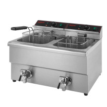 PUJADAS Fritadeira dupla de bancada, 16 L, 2 x | Logifacas.