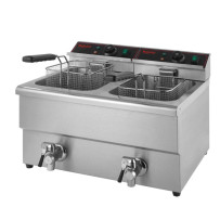 PUJADAS Fritadeira dupla de bancada, 16 L, 2 x | Logifacas.