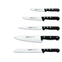 ARCOS Bloco de madeira de 5 facas de cozinha série Universal | Logifacas.