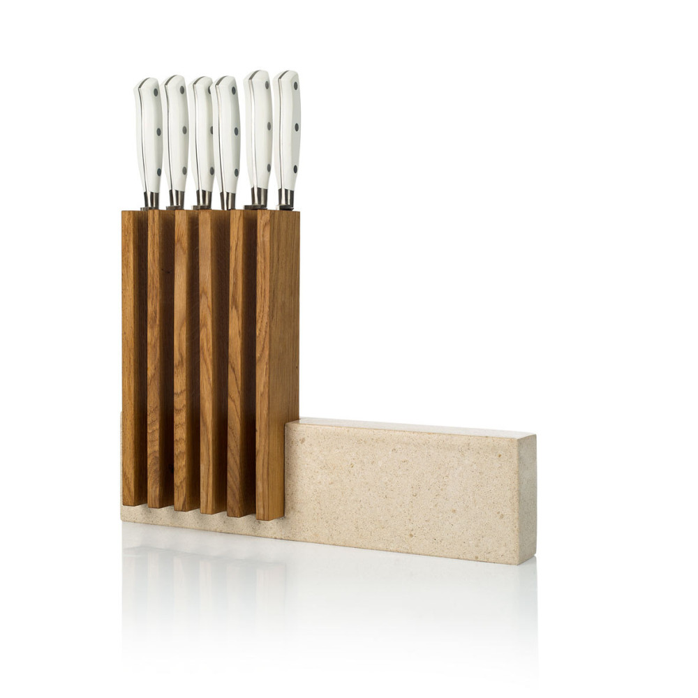 ARCOS Suporte para faca Pedra Branca 280 x 364 x 78 mm