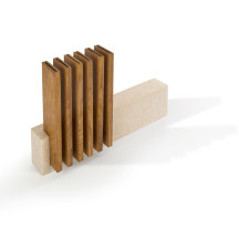 ARCOS Suporte para faca Pedra Branca 280 x 364 x 78 mm