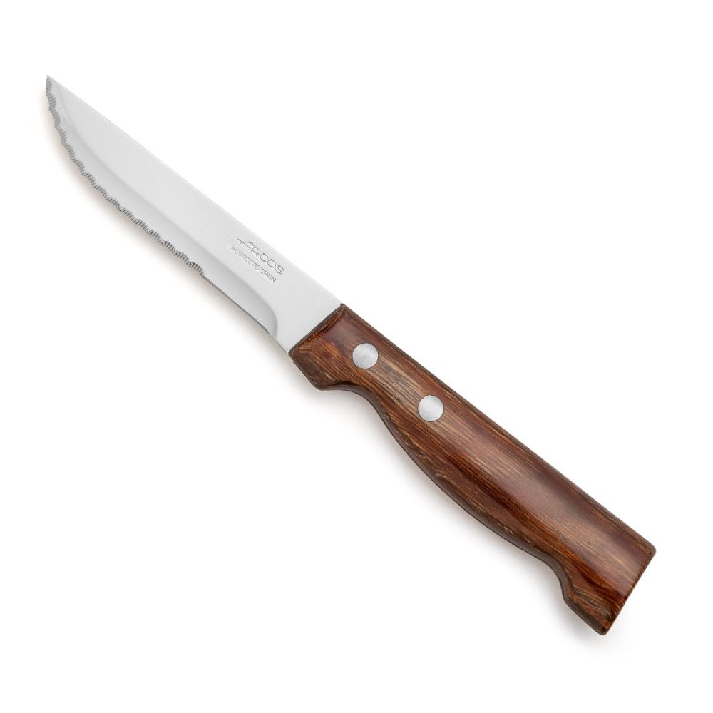 ARCOS Faca de bife de 110MM cabo de madeira de faia prensada | Logifacas