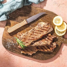 ARCOS Faca de bife Lâmina Madrepérola Madeira de Carvalho | Logifacas