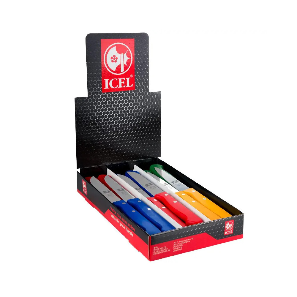 ICEL Pack com 24 Peças de facas de cozinha Profissional | Logifacas.