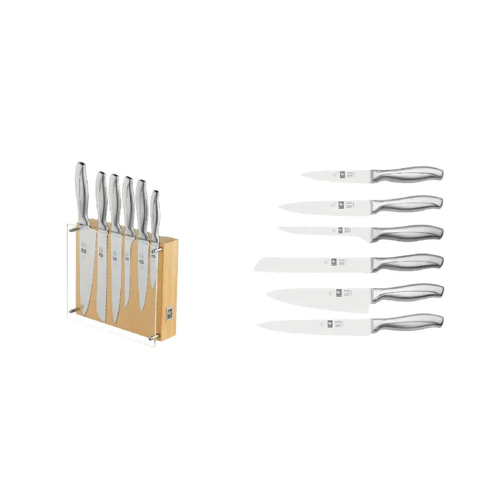 ICEL Bloco Absolute Steel com 6 peças Inox | Logifacas