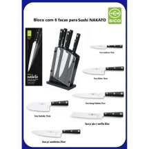 SICO BLOCO NEGRO 6 PEÇAS NAKATO | Logifacas