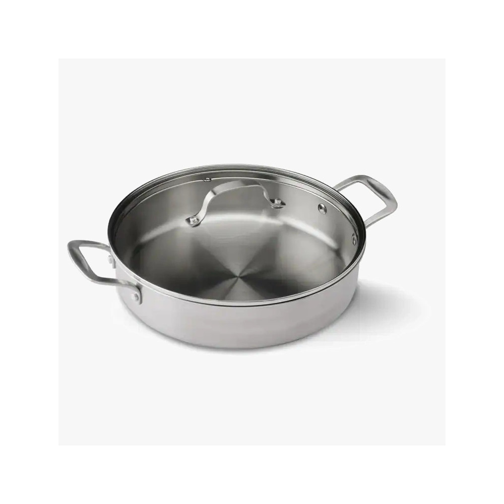 CASTEY Caçarola Trimetal Malmo 28 cm Com Tampa | Logifacas