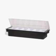 Porta-condimentos profundos Plastico 6 pecas | Logifacas