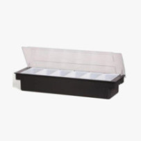 Porta-condimentos profundos Plastico 6 pecas | Logifacas