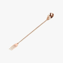 Colher de Barra Trident 30cm Cobre | Logifacas