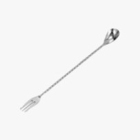 Colher de Bar Tridente 50cm Inox | Logifacas