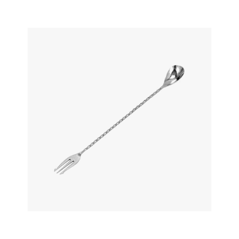 Colher de Bar Tridente 50cm Inox | Logifacas