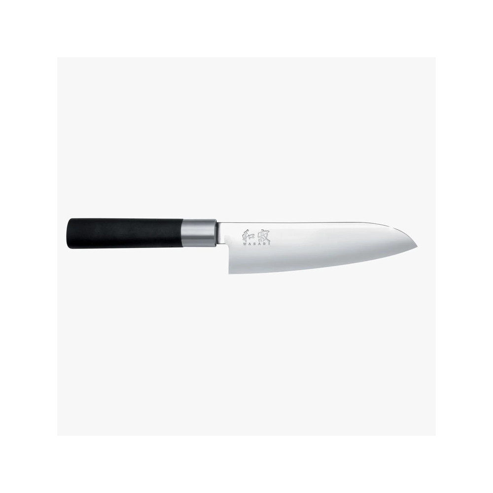 WASABI BLACK FACA SANTOKU 160MM | Logifacas